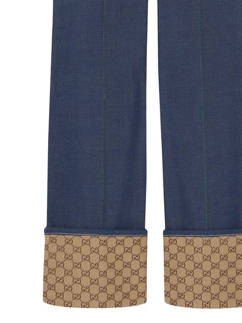 gucci canvas trousers|gucci pants ioffer.